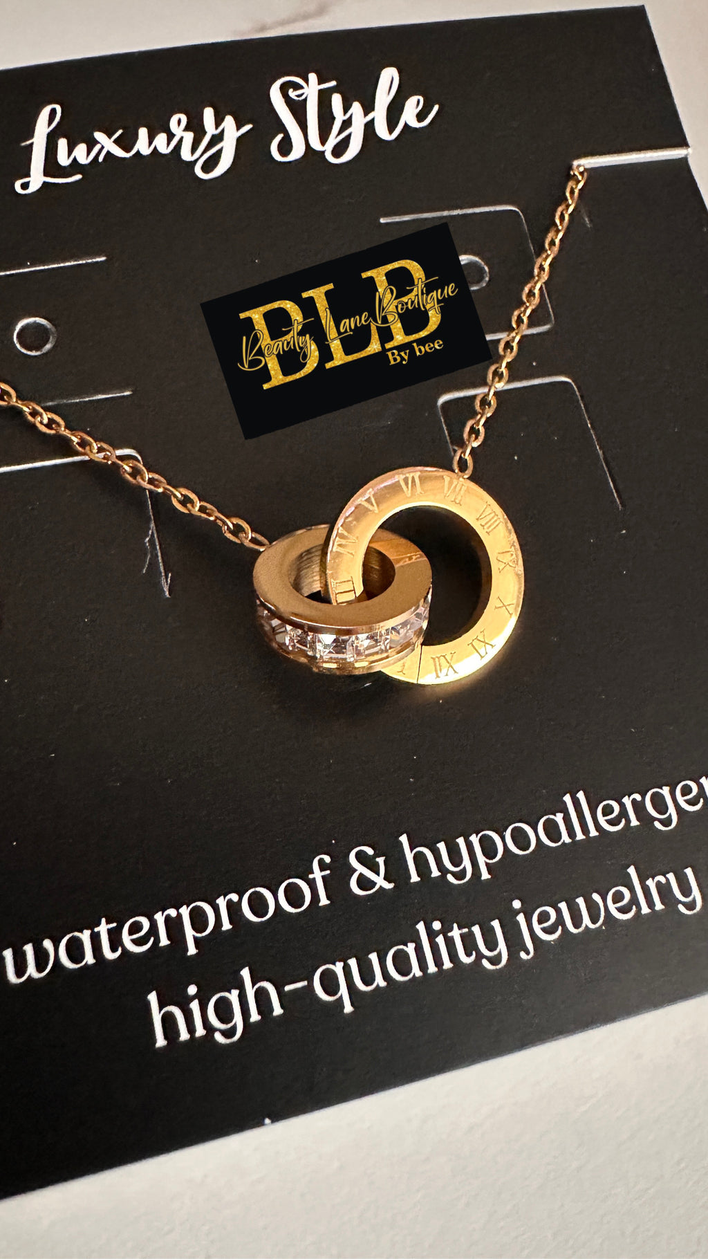 BLB 18k Gold Plated Steel Necklace