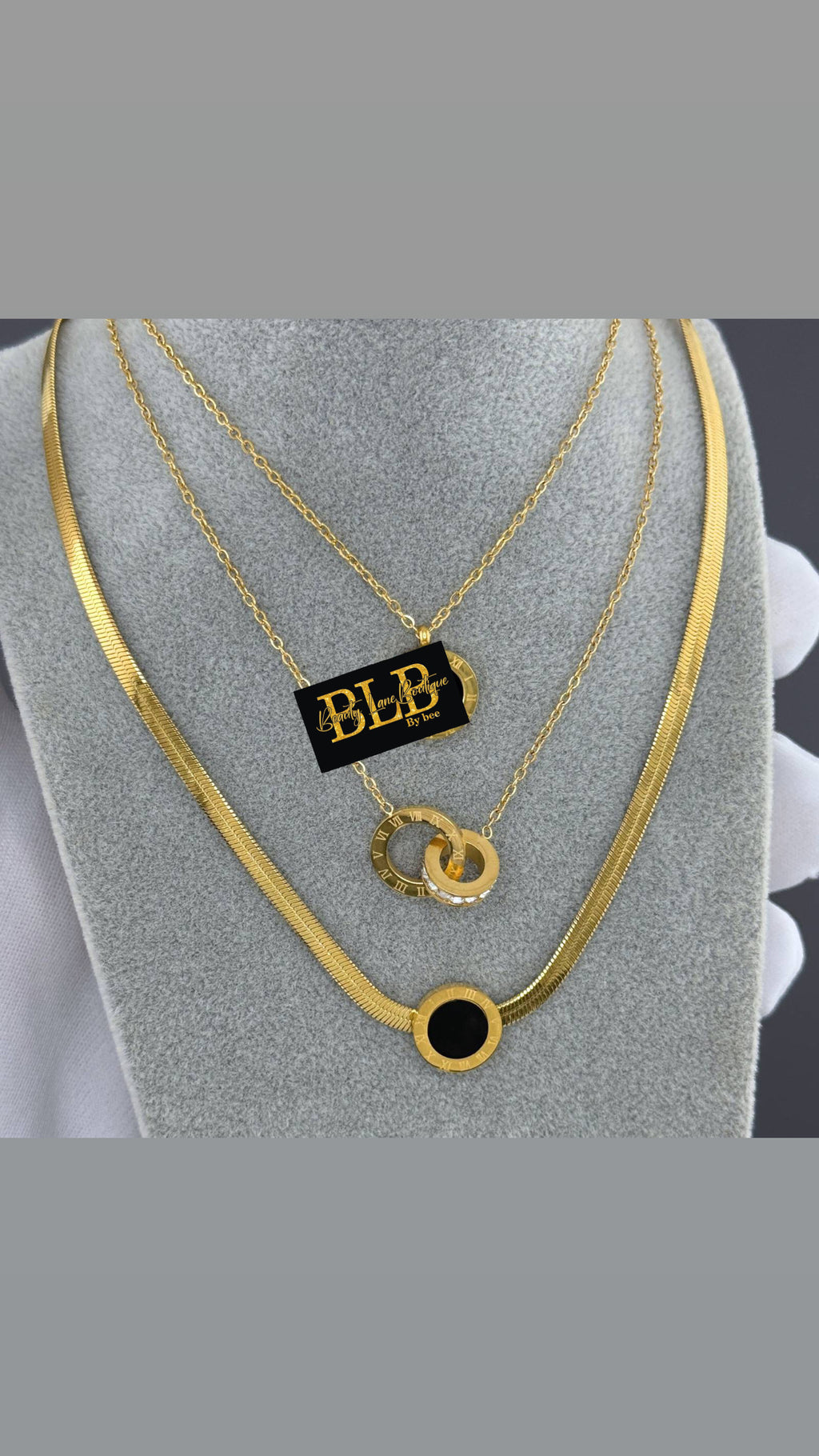BLB 18k Gold Plated Steel Necklace