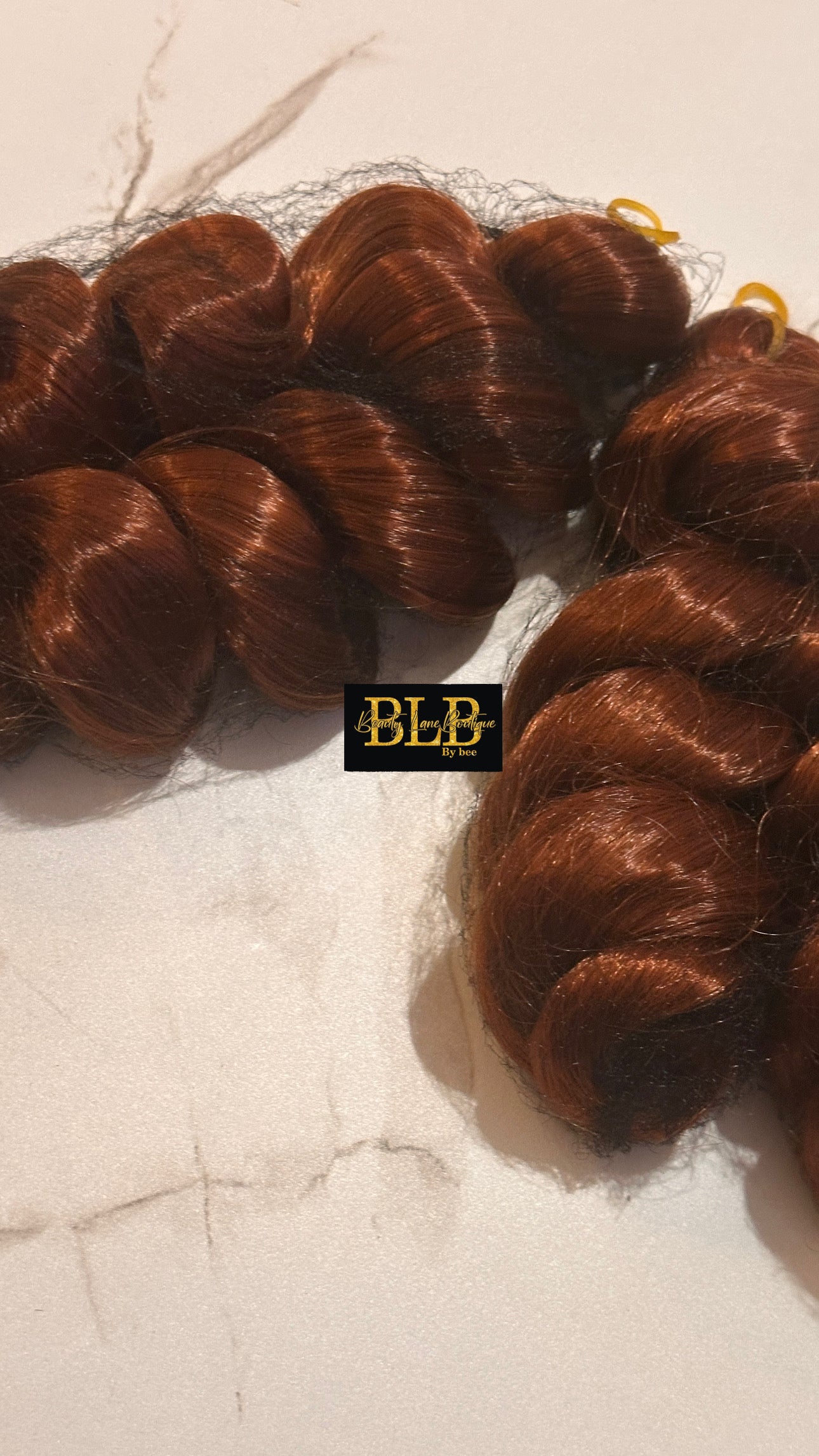 14" Ginger-Colored Italian Curl Extension 2 in 1 Pack