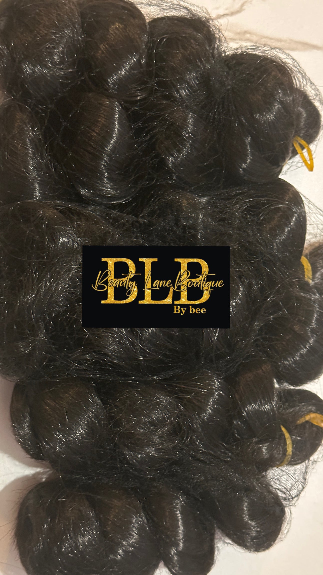 14" Black Italian Curl Extension 3 in 1 Pack