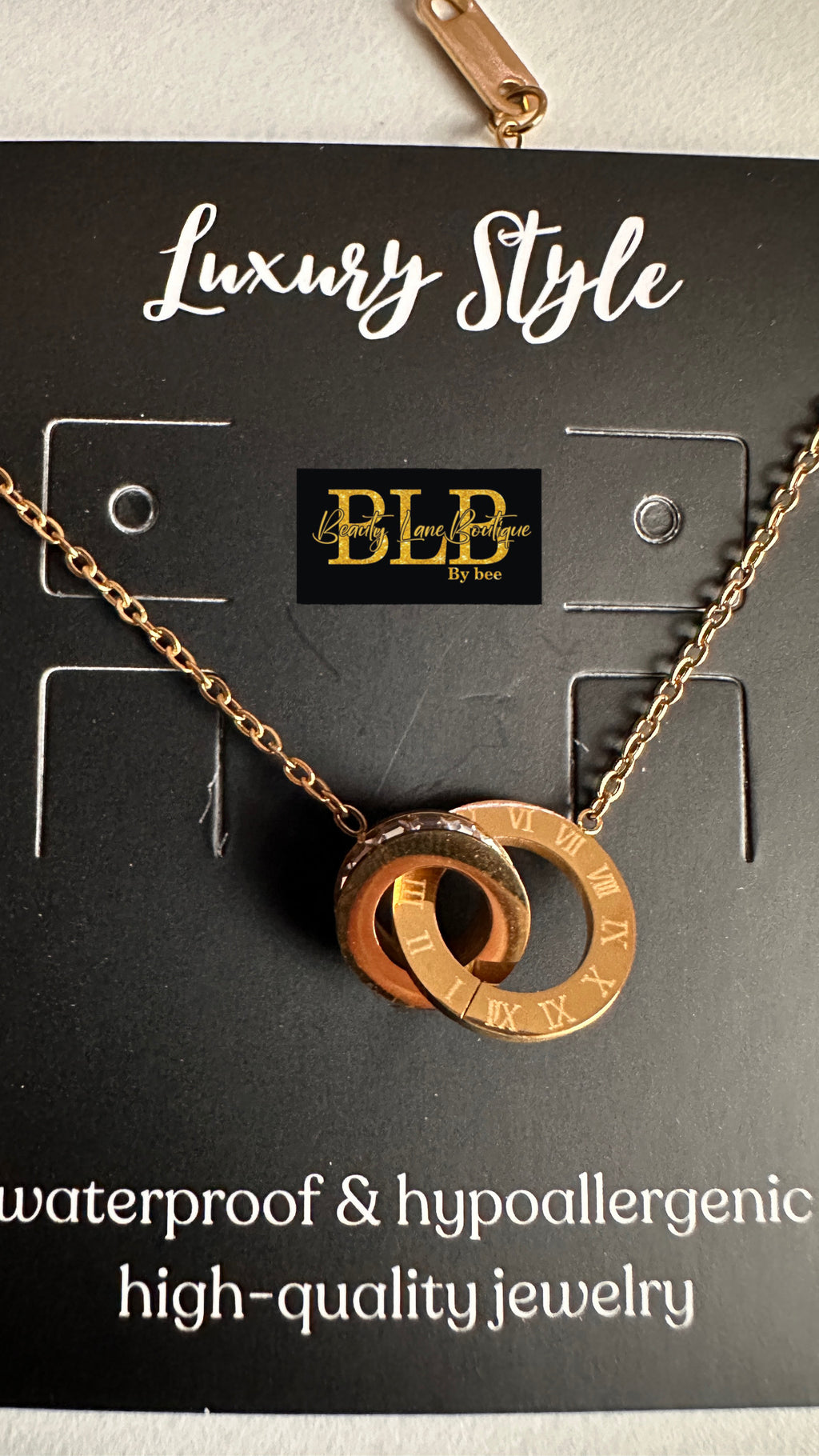 BLB 18k Gold Plated Steel Necklace