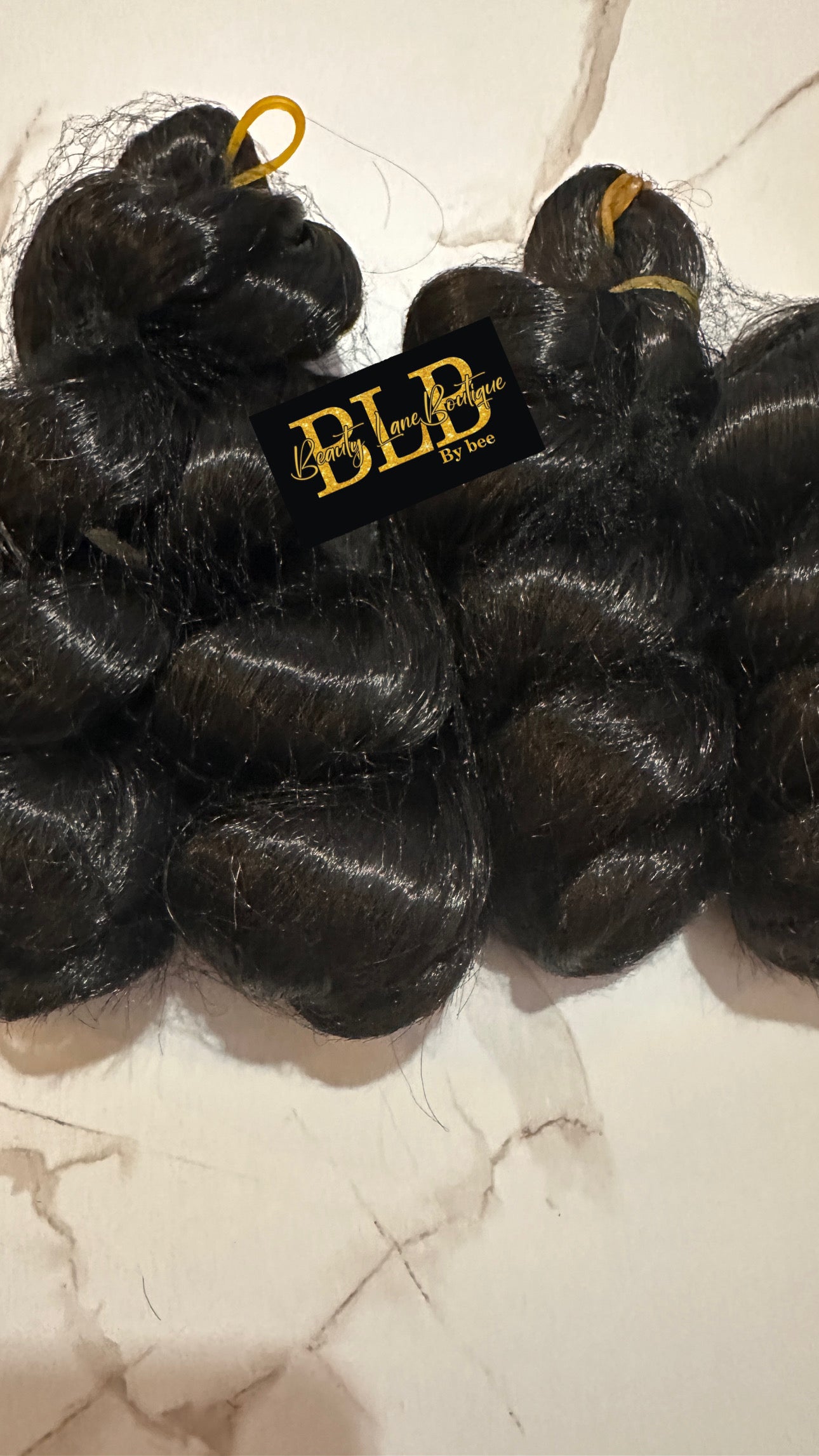 14" Black Italian Curl Extension 3 in 1 Pack