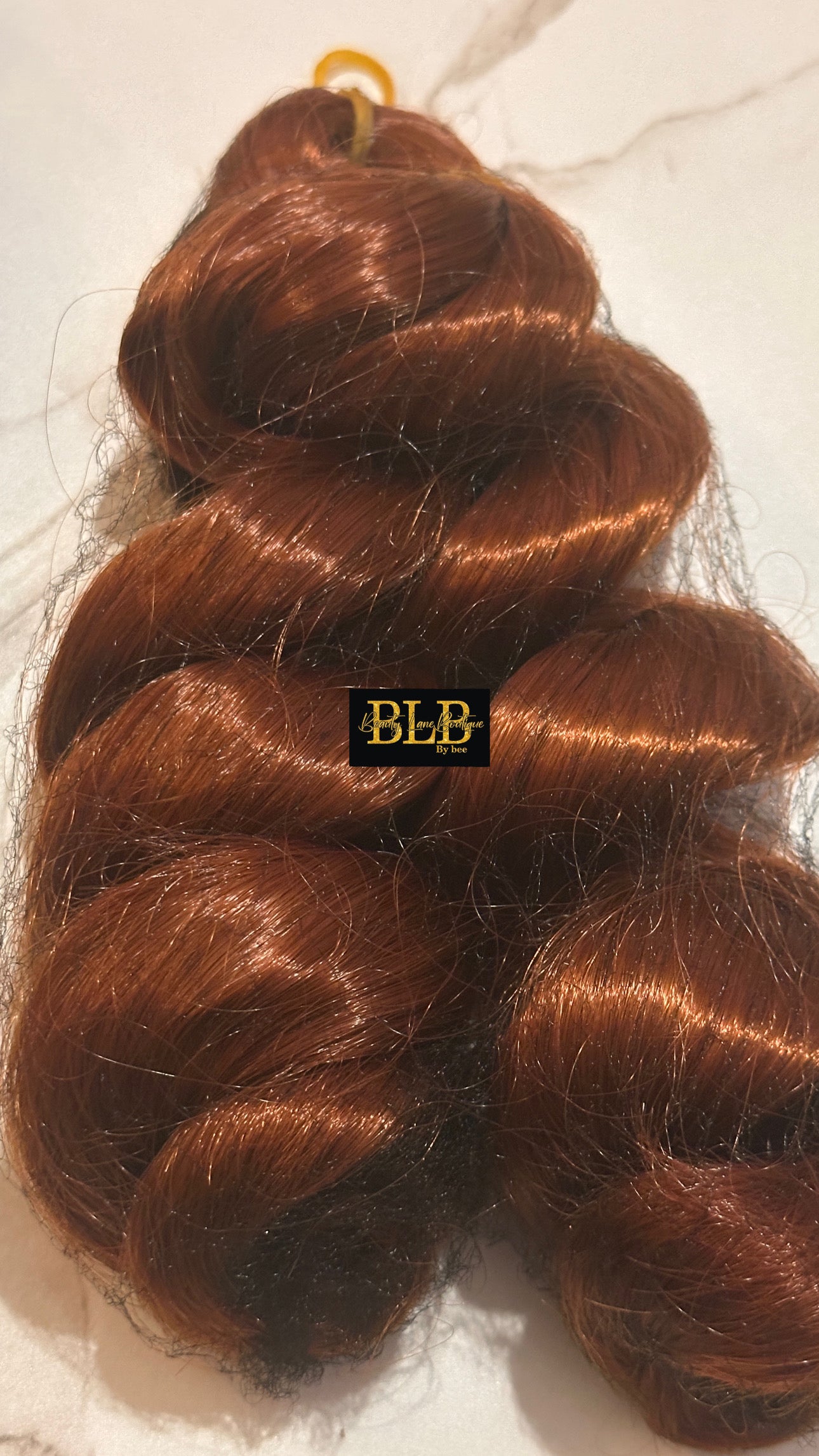 14" Ginger-Colored Italian Curl Extension 2 in 1 Pack