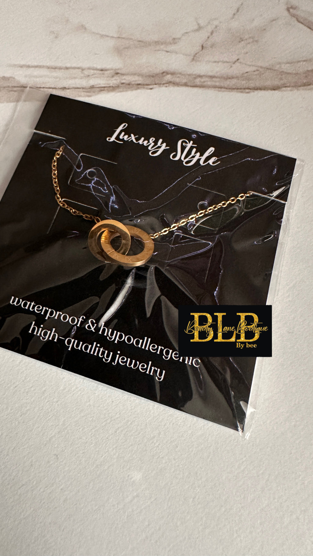 BLB 18k Gold Plated Steel Necklace