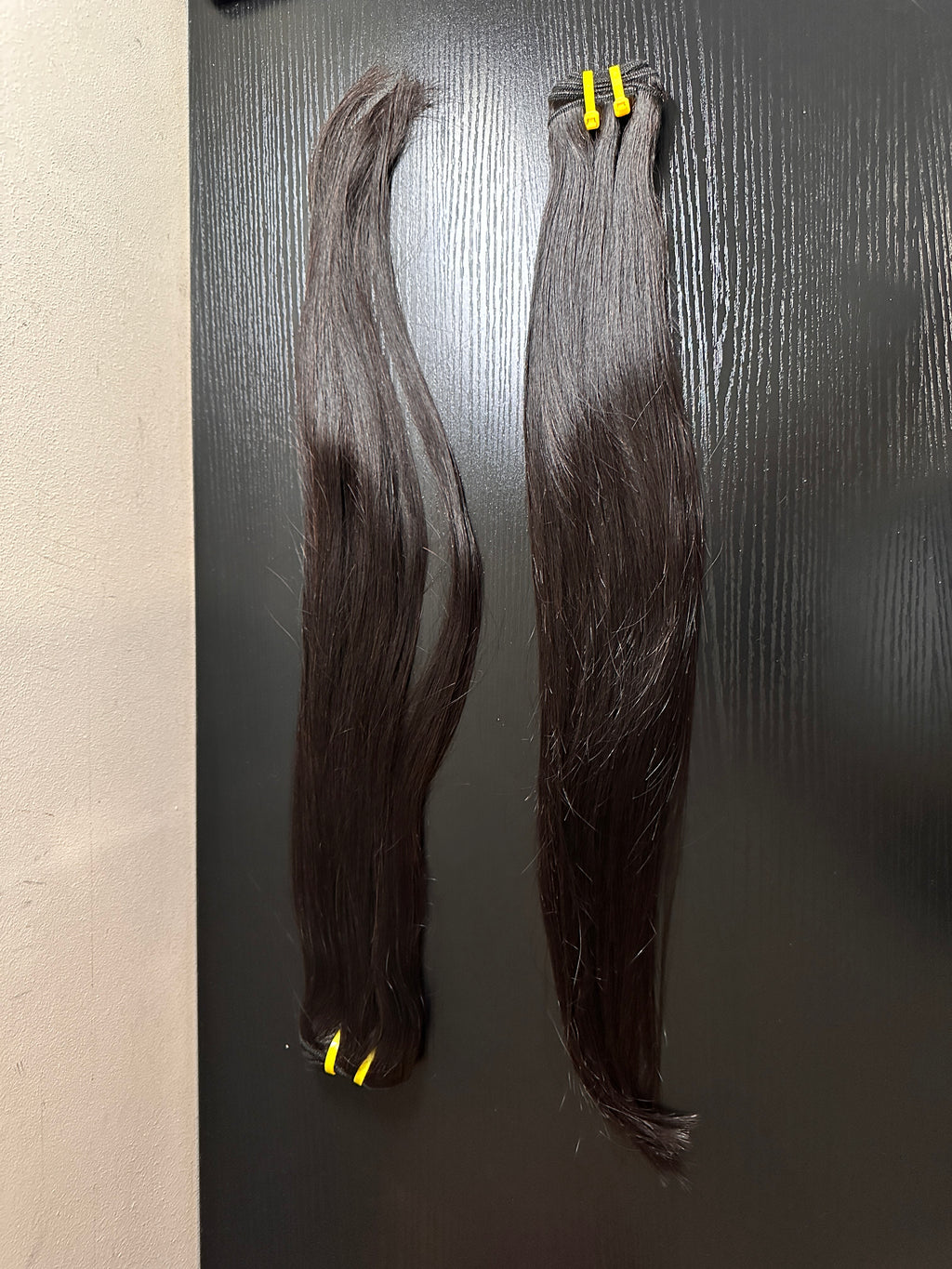 22" 4x4 16" closure Raw Egyptian bone straight 220gram