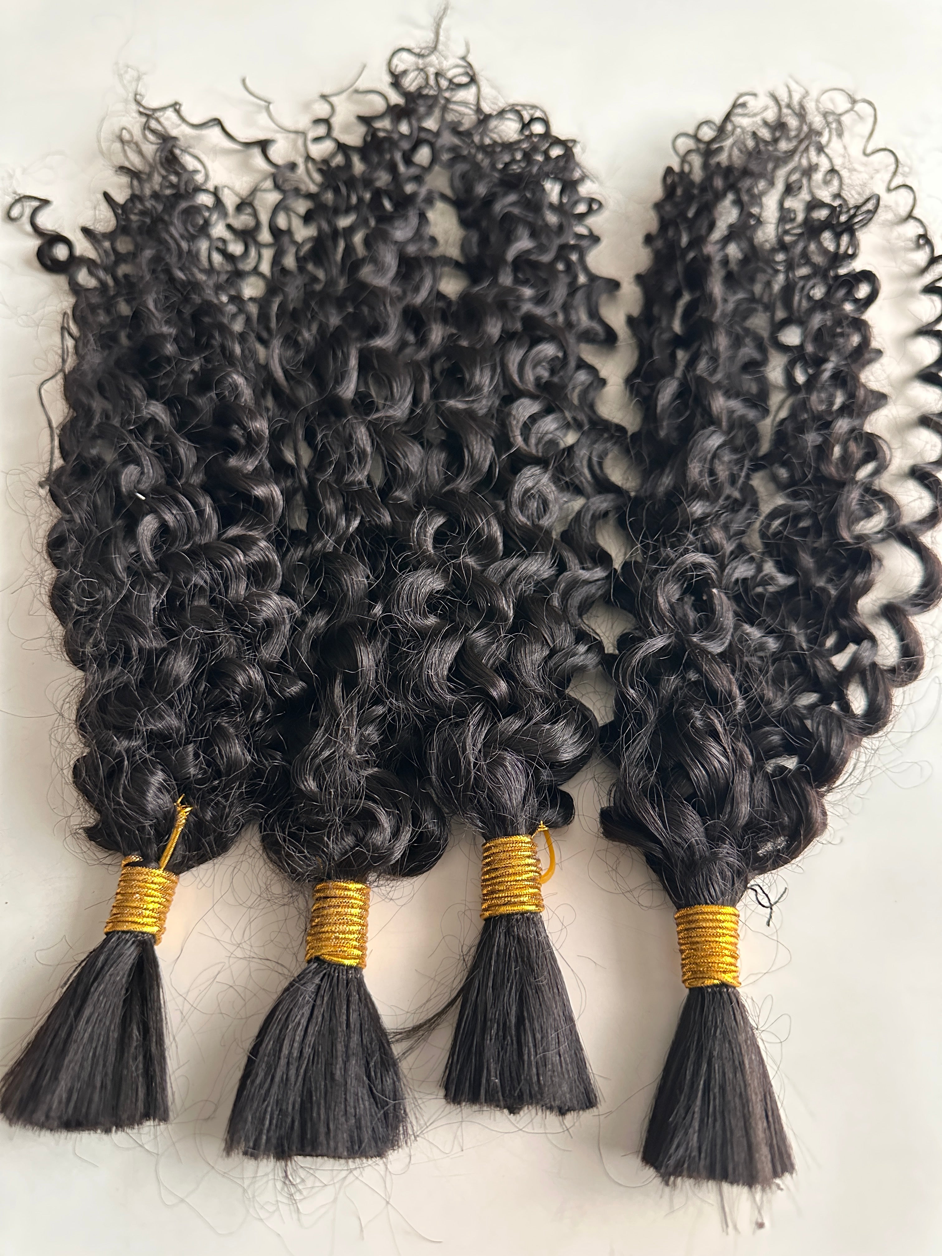 14" Black Kinky Boho Blended Braid Extension