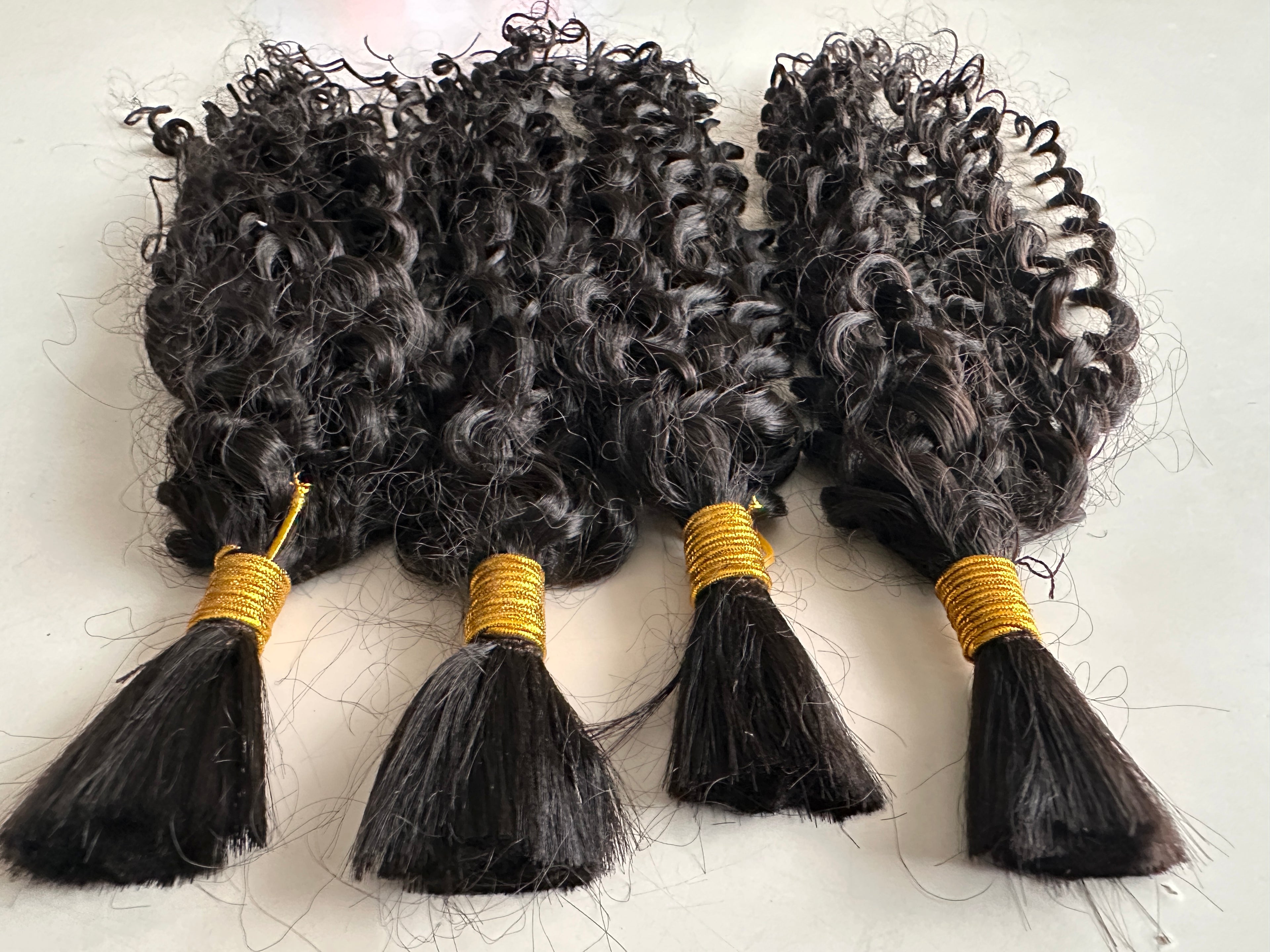 14" Black Kinky Boho Blended Braid Extension