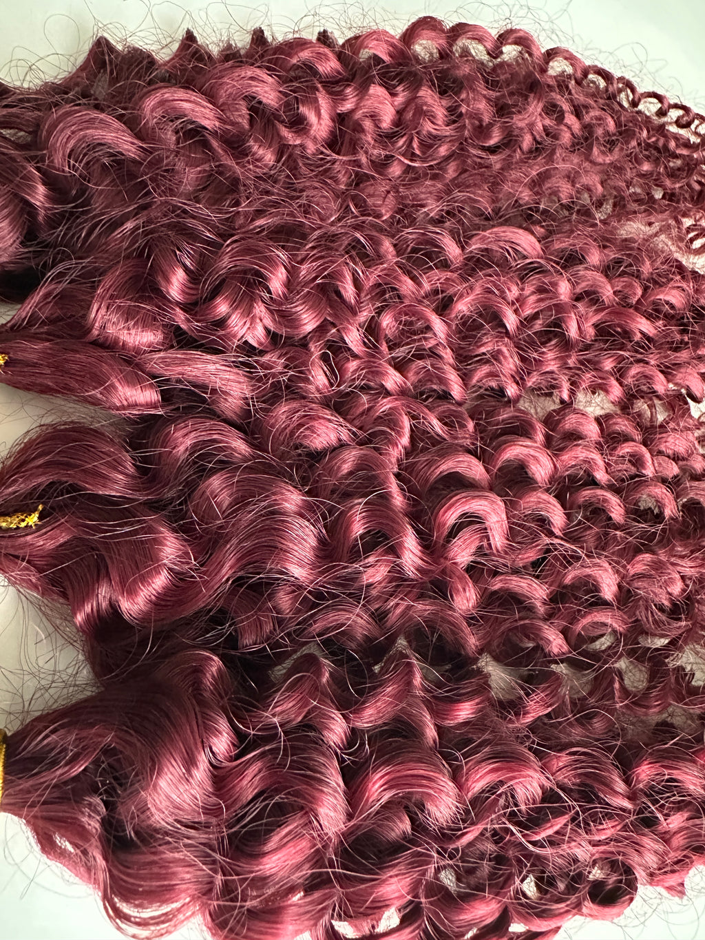 14” Burgundy Kinky Boho Blended Braid Extension